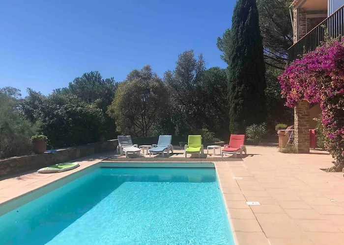 Daire Les Mimosas Amazing View Bormes-les-Mimosas